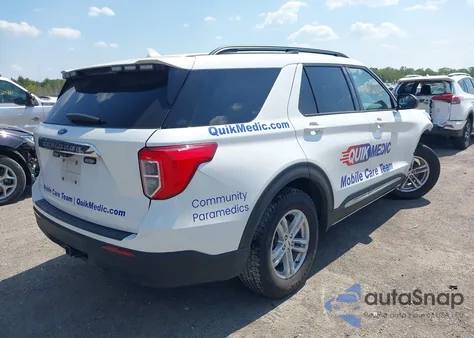 2022 Ford Explorer Xlt z USA, uszkodzony, nr VIN 1FMSK7DH0NGB83762